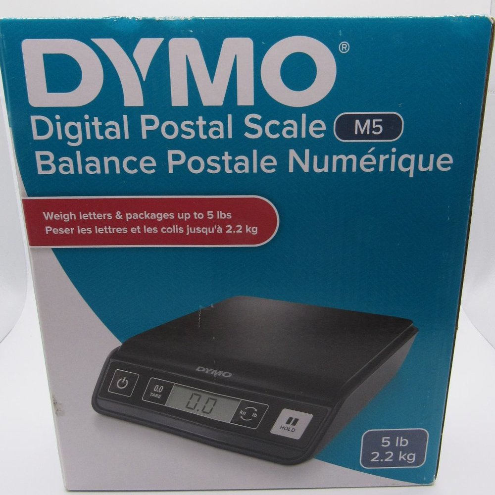 DYMO M5 Digital Postal Scale weight packages and letters up to 5 pounds #1023/24